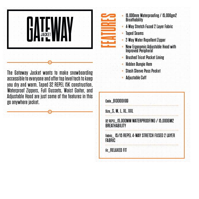 thirtytwo サーティーツー ジャケット THIRTYTWO GATEWAY JACKET thirtytwo サーティーツー ジャケット THIRTYTWO GATEWAY JACKET