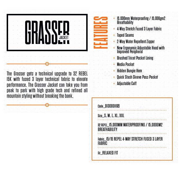 thirtytwo サーティーツー ジャケット THIRTYTWO GRASSER JACKET thirtytwo サーティーツー ジャケット THIRTYTWO GRASSER JACKET