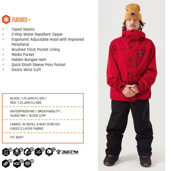 thirtytwo（サーティーツー） 予約 THIRTYTWO INTROVERT JACKET