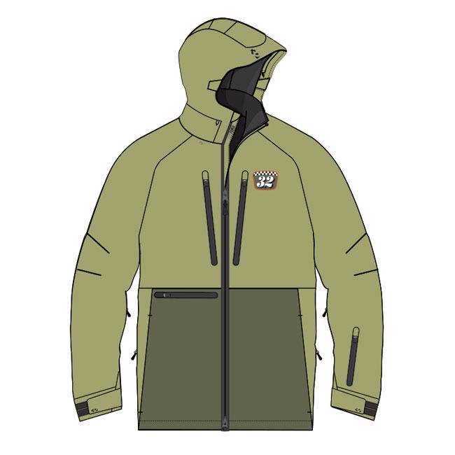 thirtytwo（サーティーツー） ジャケット THIRTYTWO TM RECYCLED PATCH