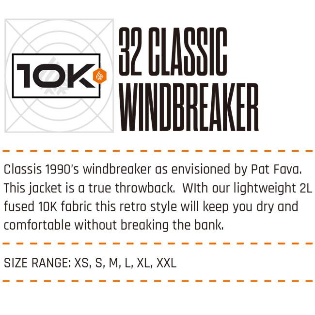 予約 THIRTYTWO 32 CLASSIC WINDBREAKER クラシック ウィンドブレーカー メンズ 26-27 スノーボードウェア 撥水 軽量 正規品の画像
