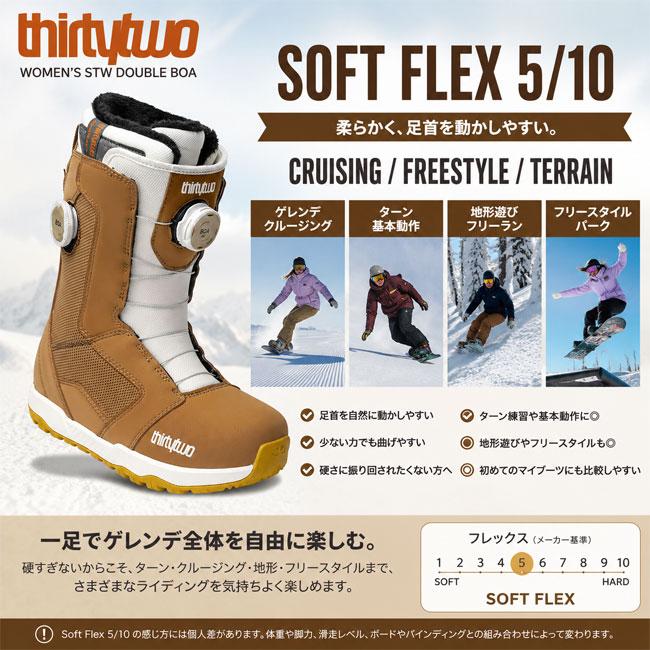 thirtytwo（サーティーツー） 予約 STW DOUBLE BOA W'S エスティー