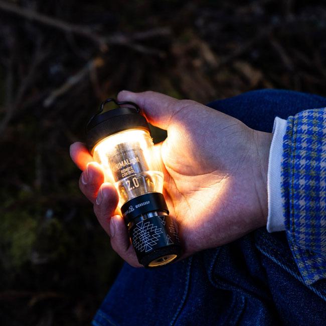 リモコン防水LEDランタン ハンディライト ミニマライト