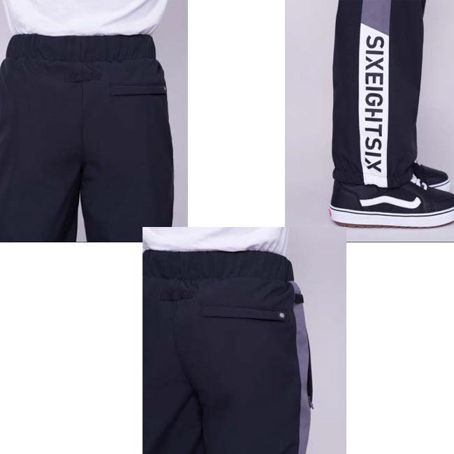 パンツ 686 SIX EIGHT SIX WATERPROOF TRACK PANT 23-24 MENS メンズ スノボ ウェア｜golgoda｜08