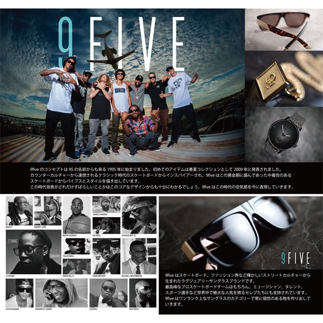 9five サングラス 9FIVE 50-50 24KGold ナインファイブ/スケート HIP
