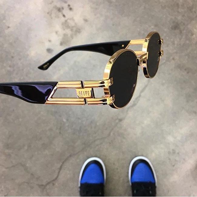 9five サングラス 9FIVE ST. James Black & 24K Gold ナインファイブ