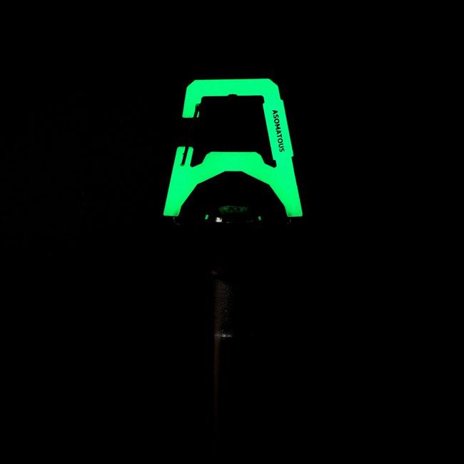 ゴールゼロ用カラビナ ASOMATOUS アソマタス EX GATE 蓄光 GOAL ZERO