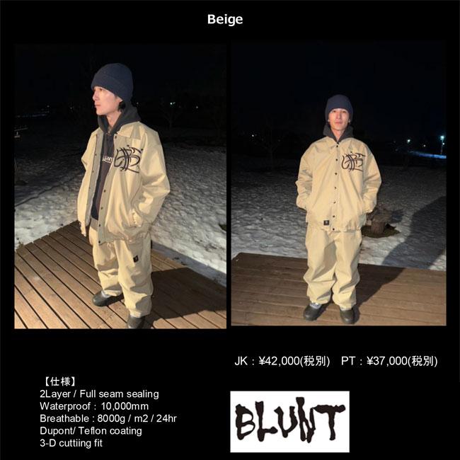 スノーボード BLUNT CITY JKT BLUNT ブラント シティジャケット City JK メンズ レディース 25-26