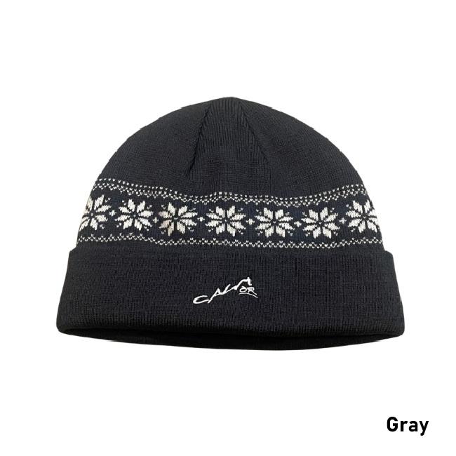 ビーニー CALM ORIGINALS Beanie Snowflake 25-26 スノーボード ニット