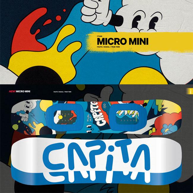 UNION BINDING キャピタ スノーボード CAPITA MICRO MINI KIDS 25-26