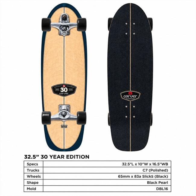 サーフスケート　carver カーバー　C7 JPN LTD 正規品 carver（カーバー） 30 YEAR EDITION 30周年記念モデル 32.5インチ C7