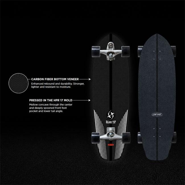 carver（カーバー） BLACK TIP CARBON 2.0 ブラックティップ 32.5