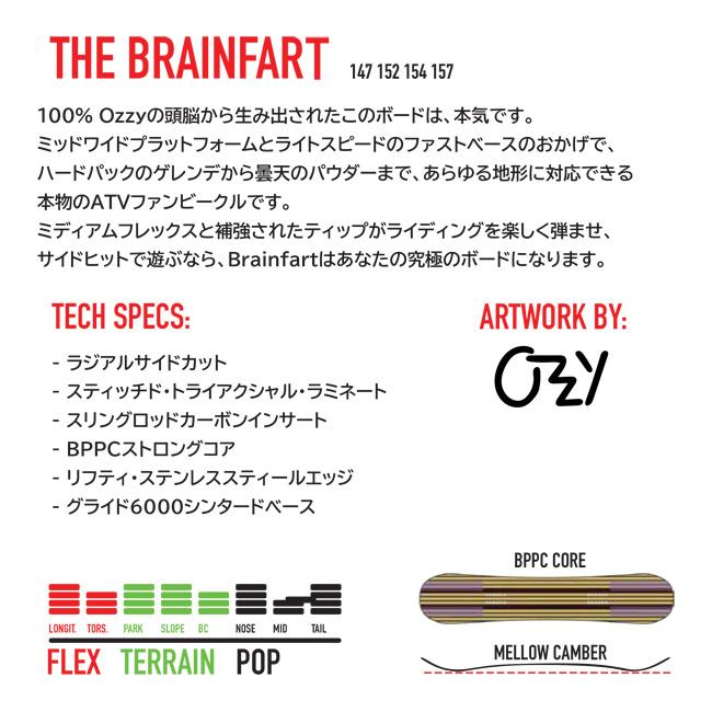 カナリーカーテル スノーボード CANARY CARTEL Brainfart 24-25