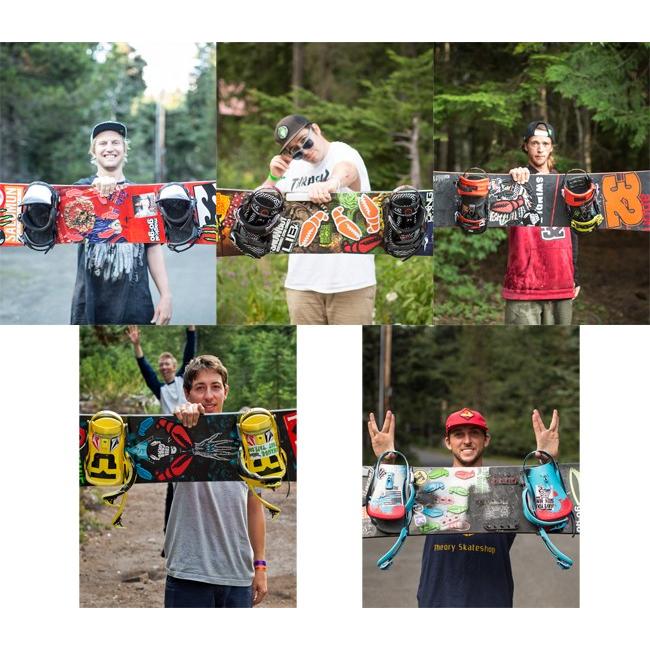 デッキマット クラブグラブ CRAB GRAB MINI HEARTS 4個セット ミニハート デッキパッド スノーボード スノボ