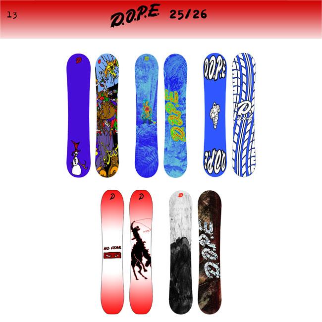 DOPE ドープ LAYNE TREETER PRO MODEL 25-26 スノーボード メンズ 板