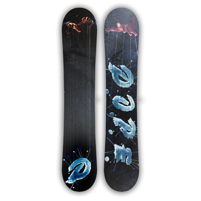 スノーボード DOPE PUPPET MASTER 153−ハイブリッド 24-25 ドープ