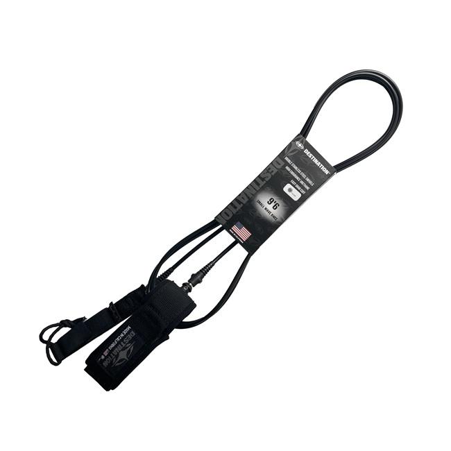 サーフィン・ボディボード DESTINATION DOUBLE SWEIVEL YULEX LEASH 9 DESTINATION（デスティネーション） リーシュコード DOUBLE SWEIVEL
