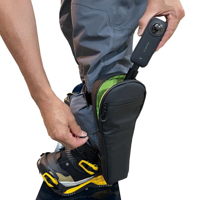 eb's（エビス） 予約 自撮り棒+アクションカメラの収納ケース BOW