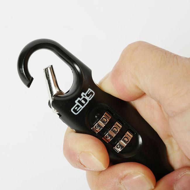 盗難防止 eb's エビス COIL WIRE LOCK (コイル ワイヤーロック) スノーボード スノボ ワイヤー ダイアルロック｜golgoda｜04