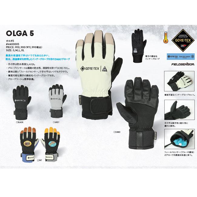 eb's エビス 5本指グローブ GORE-TEX OLGA 5 24-25 ゴアテックス eb's エビス 5本指グローブ GORE-TEX OLGA 5 24-25 ゴアテックス