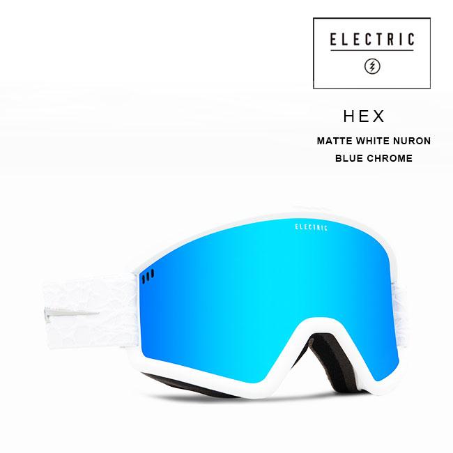ELECTRIC ゴーグル ホワイト・ブルー