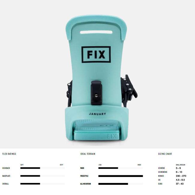 フィックス ビンディング FIX JANUARY BINDING 24-25 WOMEN'S フィックス ビンディング FIX JANUARY BINDING 24-25 WOMEN'S