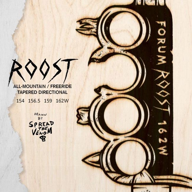 予約 フォーラム FORUM ルースト ROOST メンズ 26-27 スノーボード ディレクショナル フリーライド パウダー 正規品