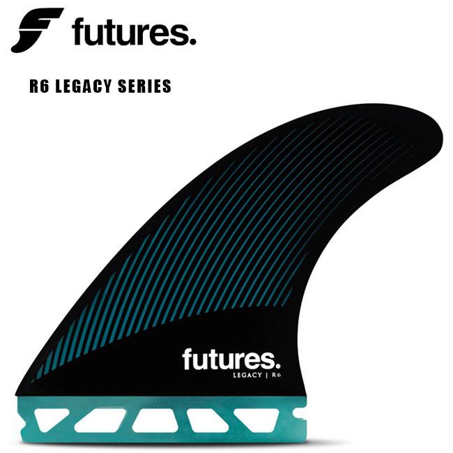 フューチャーフィンFutures Fins Legacy R6 3枚セット futures.（フューチャー） フィン FUTURES FIN RTM HEX LEGACY R6 3枚