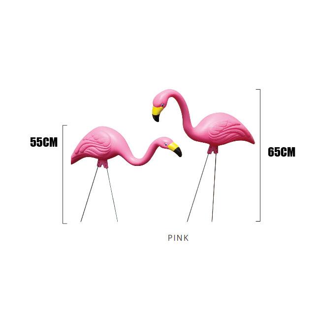 ピンクフラミンゴ 2Packs ペア 2羽 ガーデン オブジェ 庭