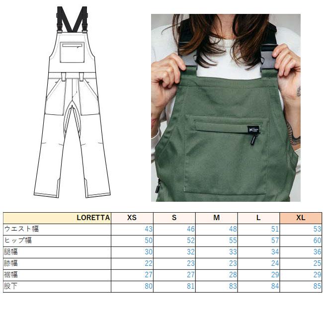 L1 エルワン パンツ L1 LORETTA OVERALL レディース 23-24 ロリータ