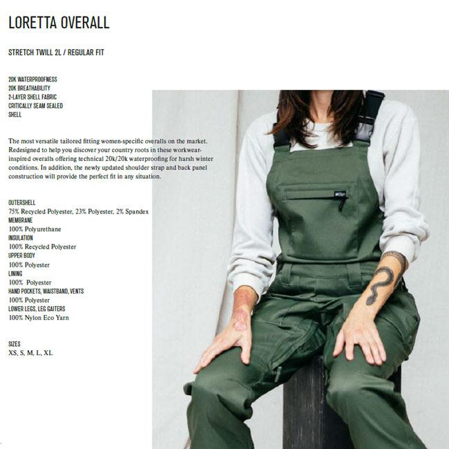 L1 エルワン パンツ L1 LORETTA OVERALL レディース 23-24 ロリータ