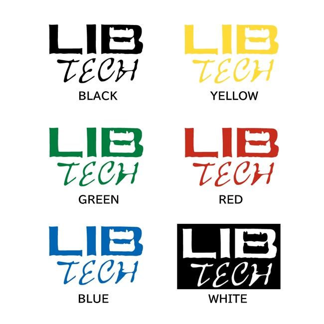 ステッカー LIBTECH / DIE CUT STICKER (19.5x12cm) リブテック