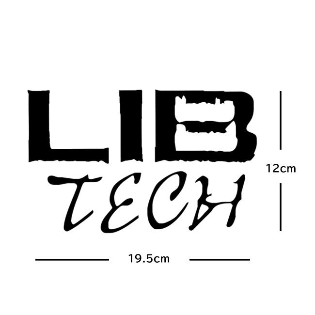 ステッカー LIBTECH / DIE CUT STICKER (19.5x12cm) リブテック