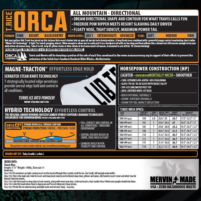 予約 25-26 リブテック スノーボード LIBTECH T.RICE ORCA 予約 25-26 リブテック スノーボード LIBTECH T.RICE ORCA