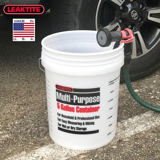 アメリカ製 Leaktite マルチミックス 5ガロンバケツ Bucket アメリカ アメリカン 収納 ボックス 道具箱 小物入れ