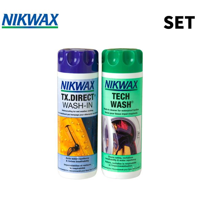 防水・撥水加工 NIKWAX TECH WASH&TX.DIRECTセット ニクワックス 各種透湿防水生地 耐久撥水加工生地の撥水性を落とす nikwaxsetGOLGODAヤフー