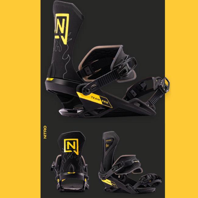 NITROスノーボードビンディング TEAM PRO サイズM NITRO（ナイトロ） 予約 チームプロ TEAM PRO メンズ 26-27