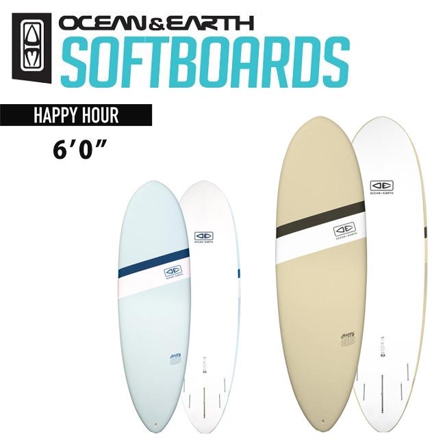 エポキシ ソフトボード OCEANEARTH HAPPY HOUR EPOXY-SOFT 6'0 サーフボード サーフィン :oe-happyhour-60:GOLGODAヤフーショップ  - 通販 - Yahoo!ショッピング