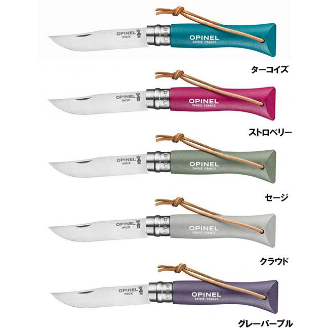 OPINEL 折り畳みナイフ オピネル ステンレススチール No.6 革