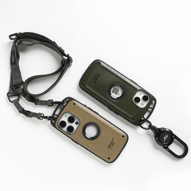 ROOT CO. ルートコー iPhone15Pro用ケース　カーキとブラック ROOT CO. ルート コー iPhone15Pro 専用ケース GRAVITY Shock Resist