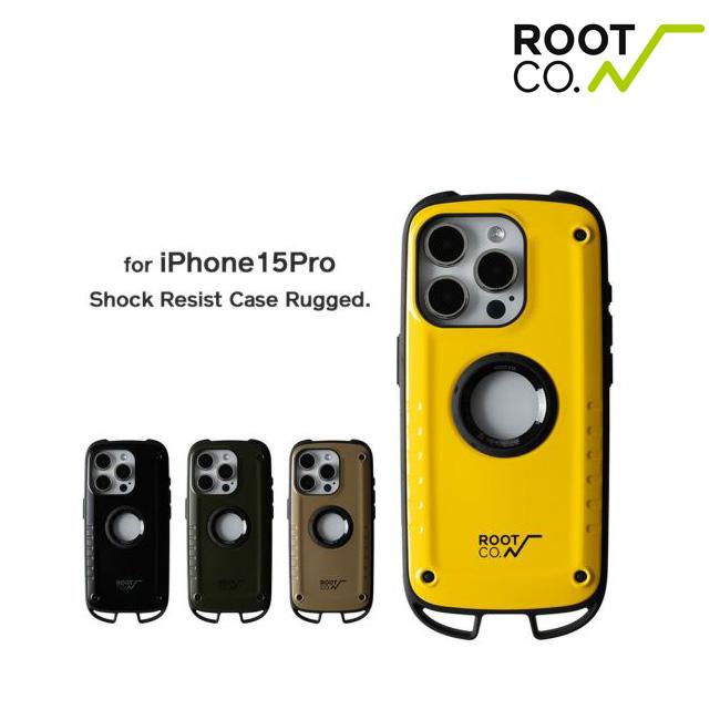 ROOT CO. iPhone15Pro 専用ケース ルート コー GRAVITY Shock Resist