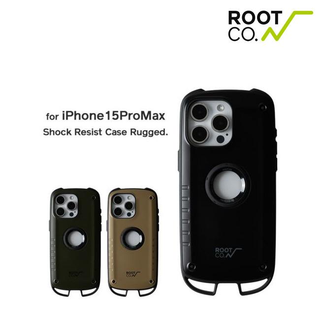 ROOT CO. iPhone15ProMax 専用ケース ルート コー GRAVITY Shock Resist Case Rugged ...