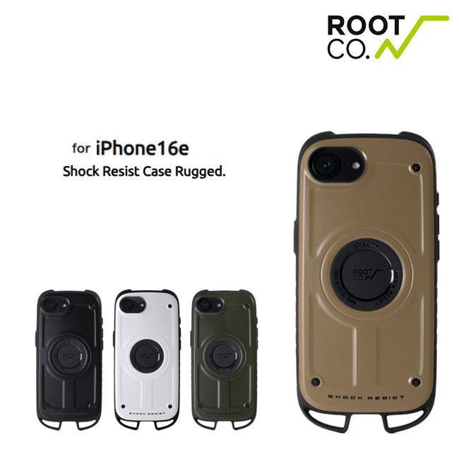 ROOT CO. iPhone16e専用 ケース ルート コー GRAVITY Shock Resist