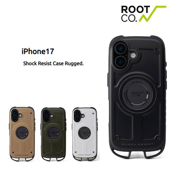 ROOT CO. ルートコー iPhone17 専用 GRAVITY Shock Resist Case
