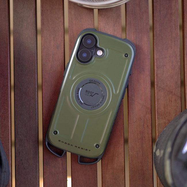 ROOT CO. ルートコー iPhone17 専用 GRAVITY Shock Resist Case Rugged