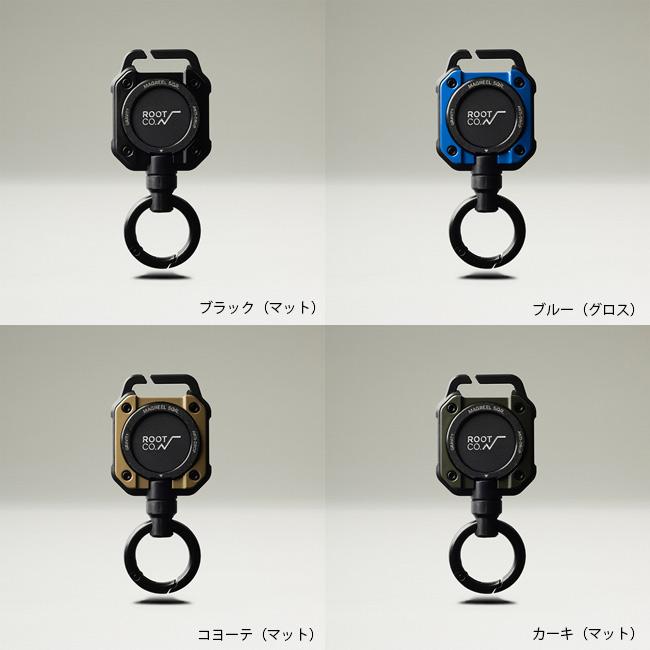 ROOT CO. ルート コー カラビナリール GRAVITY MAG REEL SQR. マグネット内蔵コードリールギアホルダー｜golgoda｜04