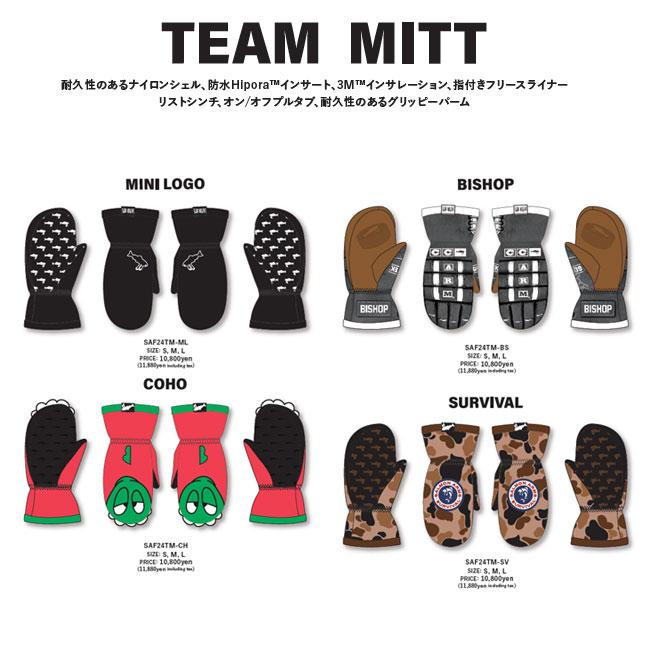 サーモンアームズ ミトン SALMON ARMS TEAM MITT 24-25 サーモンアームズ ミトン SALMON ARMS TEAM MITT 24-25