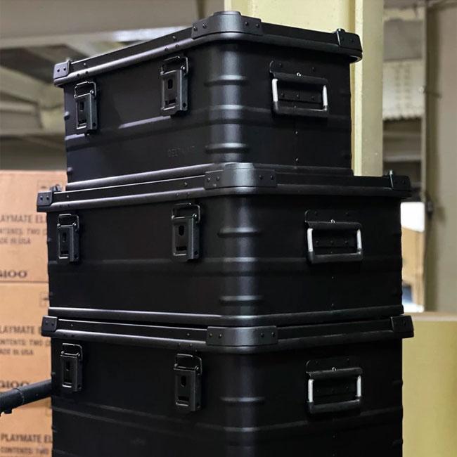 アルミ コンテナボックス DELTA / MT Extreme X 30 限定BLACK キャンプ