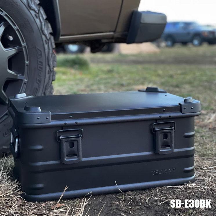 アルミ コンテナボックス DELTA / MT Extreme X 30 限定BLACK キャンプ
