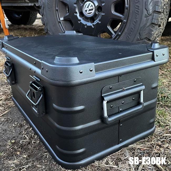 アルミ コンテナボックス DELTA / MT Extreme X 30 限定BLACK キャンプ